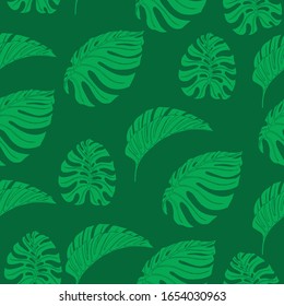Monstera shape vector for you tropical themed project