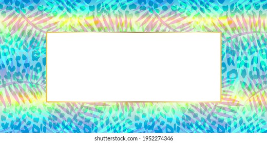 Monstera tropical leaf vector illustration. Summer print. Vector banner. ink line art design. Seamless Pattern.