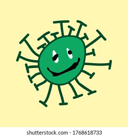 virus de gráficos vectoriales COVID-19 de monsters
