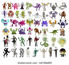 monsters creatures collection characters