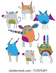 monsters cute weird animals