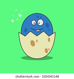 Monsters Egg Flat Icon