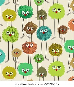 monsters pattern