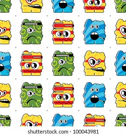 Monsters seamless