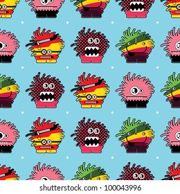 Monsters seamless