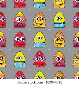 Monsters seamless