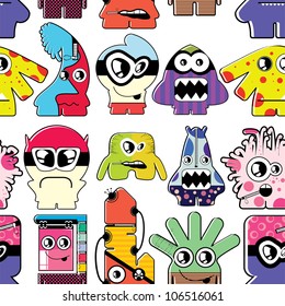 Monsters seamless