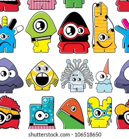 Monsters seamless