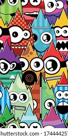 Monsters seamless