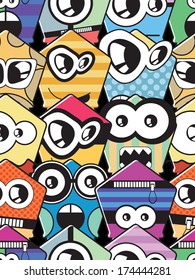 Monsters seamless