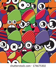 Monsters seamless