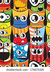 Monsters seamless