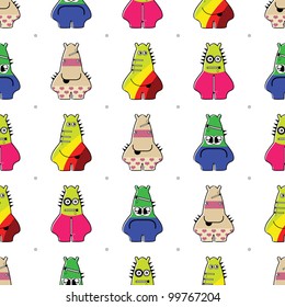 Monsters seamless