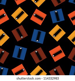 Monsters - seamless pattern