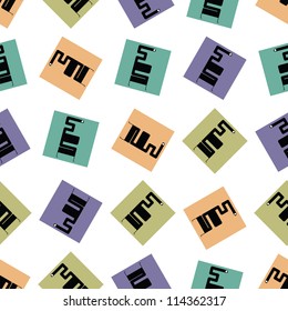 Monsters - seamless pattern