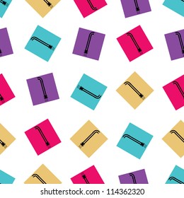 Monsters - seamless pattern