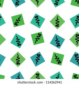 Monsters - seamless pattern