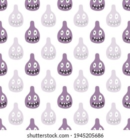 Monsters seamless pattern design. Vector tile background
repeat wallpaper illustration. Creative texture for fabric, wrapping, 
textile, wallpaper, apparel. Surface pattern design.