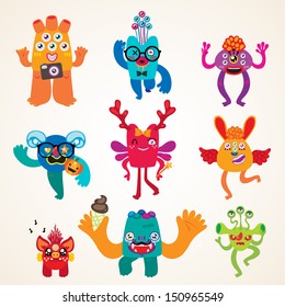 Monsters set
