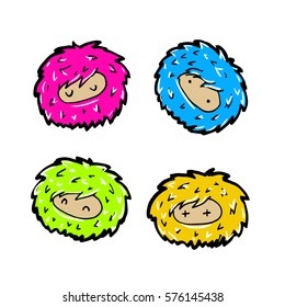 Monsters stickers