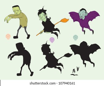 Monsters and Their Silhouettes