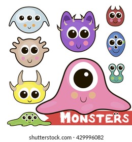 Monsters , vector graphics