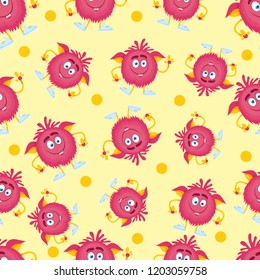 monsters vector pattern