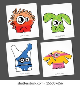 Monsters - vector set