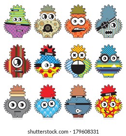 Monsters - vector set