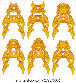 Monsters - vector set