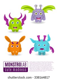 monsters vector set