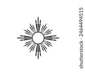 monstrance line abstrac good for vector logo
