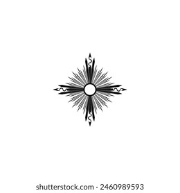 monstrance line abstrac good for vector logo
