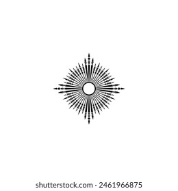 monstrance line abstrac good for vector logo