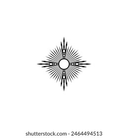 monstrance line abstrac good for vector logo
