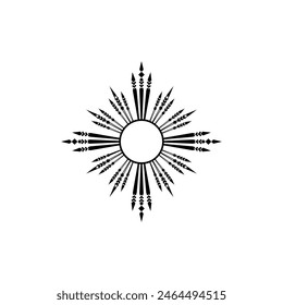 monstrance line abstrac good for vector logo
