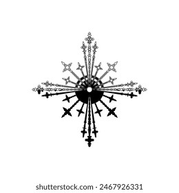 monstrance line abstrac good for vector logo
