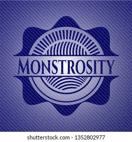 Monstrosity with jean texture