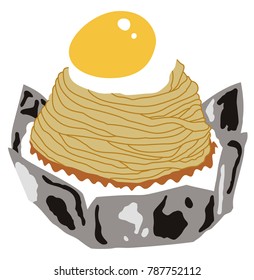 Mont Blanc Cake
