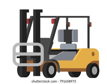 Montacarga isolated vector illustration