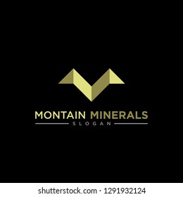 Montain Gold And Mineral Concept