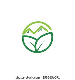 Montain logo design  design template Vector illustration concept
