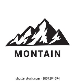 Montain logo icon  vector template.