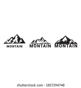 Montain Logo Icon  Vector Template.