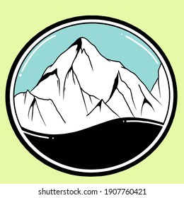 Montar plantilla vectorial de icono de logotipo.