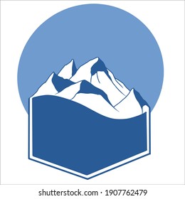 Montar plantilla vectorial de icono de logotipo.