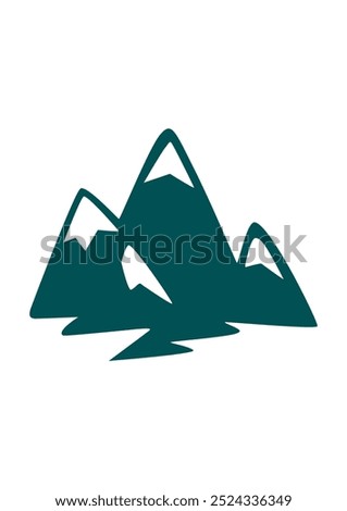 Montain logo icon vector template.