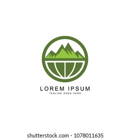 montain logo template