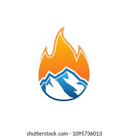 montain logo template
