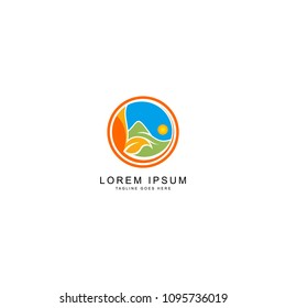 montain logo template